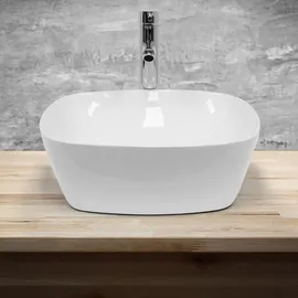 luxebath Aufsatzwaschbecken Rund 40,5 x 40,5 cm