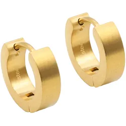 Paar Ohrstecker FIRETTI "Schmuck Geschenk Ohrschmuck", gold (gelbgoldfarben), Ohrringe, Damen, Edelstahl, Made in Germany