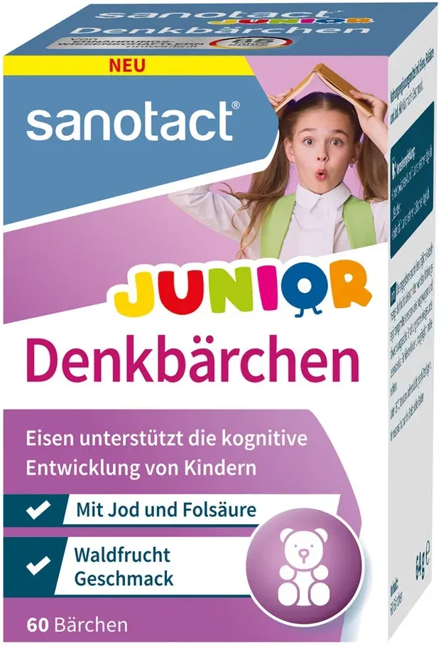 Preisvergleich Produktbild sanotact Denkbärchen junior 60 St