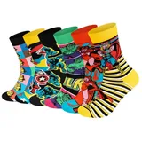 Happy Socks Basicsocken MARVELTM Avengers Gift Set aus nachhaltiger Baumwolle, recycelt bunt 36-40