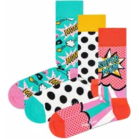 Happy Socks Damen Socken, 3er Pack