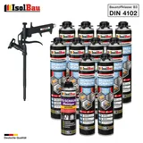 Brunnenschaum 10 x 750ml Bauschaum 1 x Reiniger Montageschaum Schaum Pistole