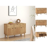 vidaXL Sideboard OTTA 114x43x73,5 cm Massivholz Kiefer