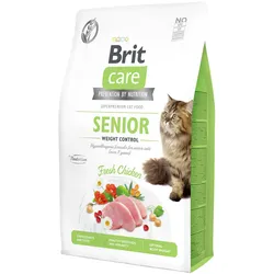 Brit Care Fresh Chicken getreidefrei Weight Control / Senior Katzentrockenfutter 2 Kilogramm