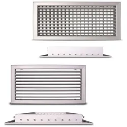 Lenklamellengitter CasaFan ALG-D und ALG-O Aluminium