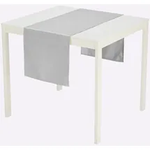 Witt Weiden Tischdecke rund 110 x 160 cm Grau