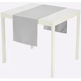Witt Weiden Tischdecke rund 110 x 160 cm Grau