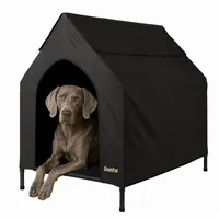LIONTO Hundehöhle lionto 130 x 85 cm schwarz