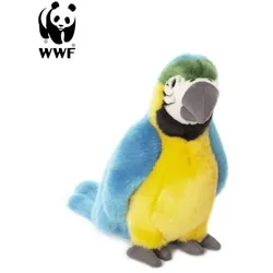 WWF - Plüschtier - Gelbbrustara Papagei (18cm) Kuscheltier Stofftier Vogel