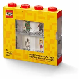 LEGO Aufbewahrungsbox 19,1 x 18,4 cm 1-tlg. rot/transparent