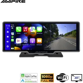 Ampire Smartphone-Monitor 25.4cm (10'') mit Apple CarPlay, Android Auto, Dashcam, Rückfahrkameraeingang