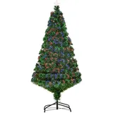 Homcom Weihnachtsbaum Metall, PVC