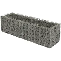deluke Gabionen Hochbeet ROON 180 × 50 × 50 cm
