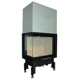 AUSTROFLAMM Kamineinsatz 63x40x51 Schiebetür | Eckscheibe links/rechts | 12 kW