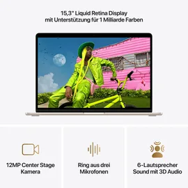 Apple MacBook Air M5 2026 15,3'' 24 GB RAM 512 GB SSD 10-Core GPU Polarstern