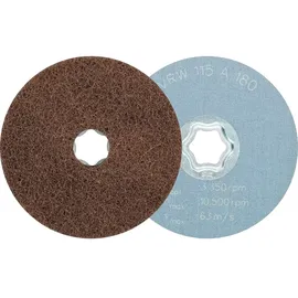 pferd tools COMBICLICK weiche Vliesronde CC Ø 115 mm A180 zum reinigen und satinieren mit Winkelschleifer