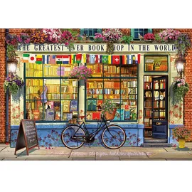 Educa Borras Educa - Puzzle 5000 Teile für Erwachsene | Bücherladen der Welt 5000 Teile Puzzle für Erwachsene und Kinder ab 14 Jahren. Inklusive Ersatzteilservice, Solange der Vorrat reicht (18583)