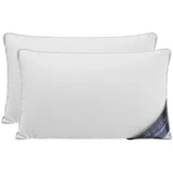 AM Qualitätsmatratzen DormiGood Daunenkissen 45 x 70 cm Weiß