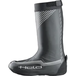 Held Boot Skin, Regen-Überschuh lang - Matt Schwarz/Grau - M