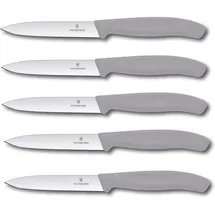 Victorinox Swiss Classic Gemüsemesser 10 cm 5-tlg. Cool Grey