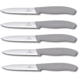 Victorinox Swiss Classic Gemüsemesser 10 cm 5-tlg. Cool Grey
