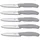 Victorinox Swiss Classic Gemüsemesser 10 cm 5-tlg. Cool Grey