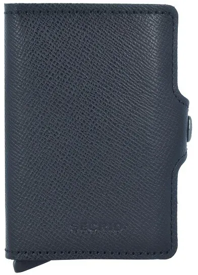Secrid Twinwallet Crisple Kreditkartenetui Geldbörse RFID Leder 6,5 cm  schwarz