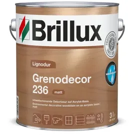 BRILLUX Lignodur Grenodeco 236 Mahagoni 3 l