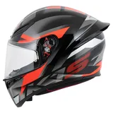 AGV K1 S Fastlap Schwarz/Grau/Rot/Weiß L