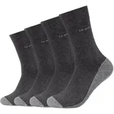 CAMANO 4er Pack camano Soft Walk Socken 0008 - anthracite 35-38