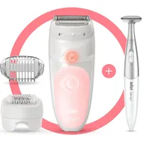 Braun Silk-épil 5 SensoSmart 5-820 weiß/rosa