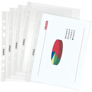 Herlitz 10468585, A5, genarbt dokumentenecht,