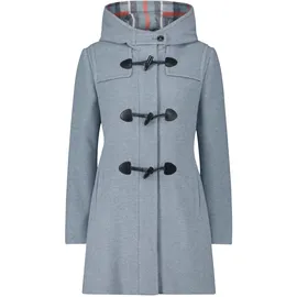 GIL BRET Dufflecoat mit Kapuze in Bright Blue Melange | 44