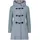 GIL BRET Dufflecoat mit Kapuze in Bright Blue Melange | 44