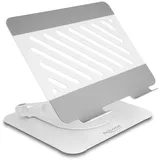 DeLock Tablet und Notebook Standhalterung verstellbar Alumin, Tablet Halterung, Grau