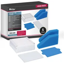 McFilter | 5-teiliges Filter-Set geeignet für THOMAS AQUA+ PET & FAMILY, ANTI-ALLERGY, MULTI CLEAN X7 X8 X10, CAT & DOG XT, PERFECT AIR, PARKETT, CYCLOON | Alternative für Filterset 99 (787241)