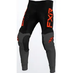 FXR Off-Road RaceDiv Motorcross broek, zwart-rood, 28 Voorman