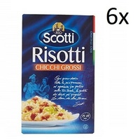 6 Riso scotti Risotti Chicchi Grossi große Bohne 1 Kg Italienisch reis Parboiled