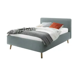 Meise Möbel Polsterbett ¦ blau ¦ Maße (cm): B: 161 H: 105