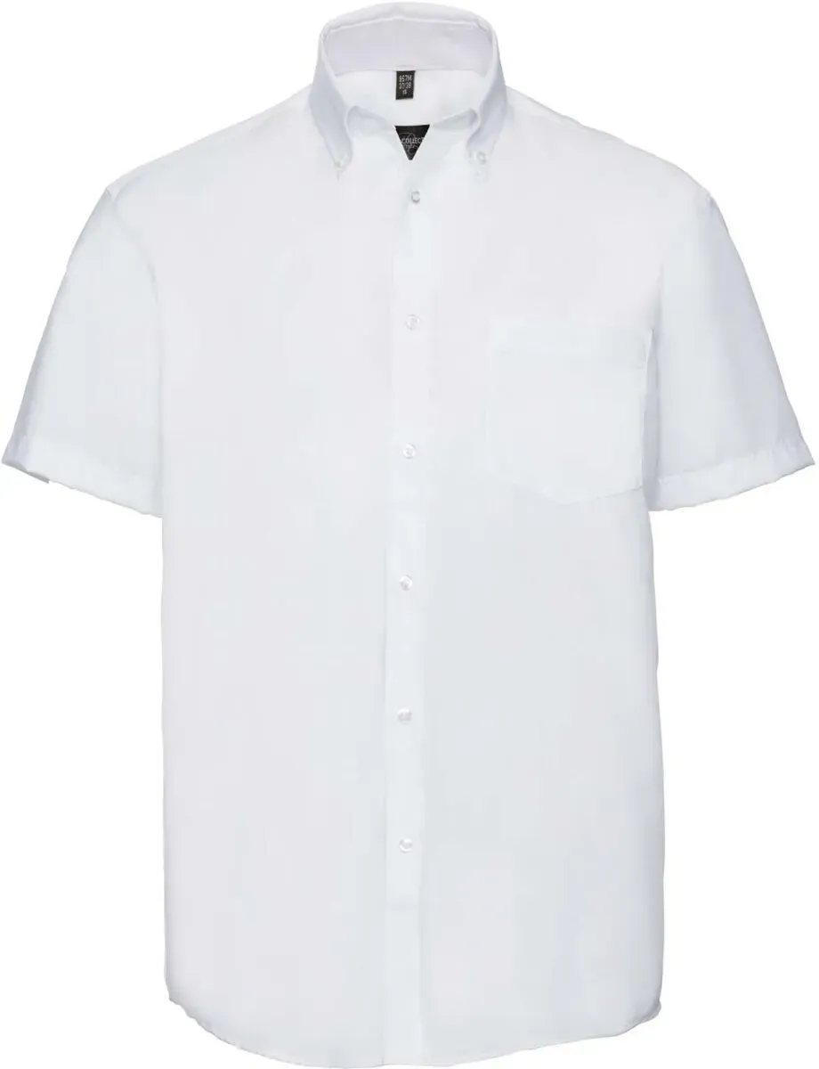 Russell Herren Hemd kurzarm bügelfrei R-957M-0 white XL (43/44)