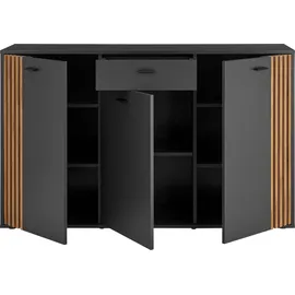HBZ Dublin Kommode 140 x 86 x 38 cm Grau