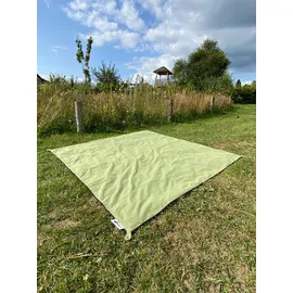 Bent Zip-Carpet Uni Moos 250 x 250 cm