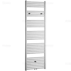Megabad Architekt Plana Badheizkörper 60 x 186,8 cm mit Mittelanschluss BHGD186MA, Heizung, silber