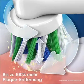 Oral-B Pro 3 3500 weiß + Reiseetui streifen Design Edition