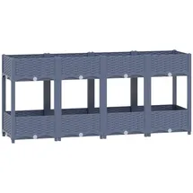vidaXL Hochbeet Polypropylen 160 x 40 x 71 cm