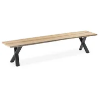 Niehoff Solid Bank Alu/Teak - Anthrazit