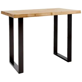 Landscape Bartisch rechteckig 80 x 105 x 140 cm Schwarz