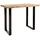 Landscape Bartisch rechteckig 80 x 105 x 140 cm Schwarz