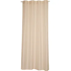 Ösenschal Glad 140 x 250 cm Polyester Beige Leinen