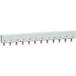 Schneider Electric 10286 Phasenschiene Steg f. C60, UL 1077, 2P, 63A, 12 TE, Schrittweite 18mm
